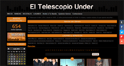 Desktop Screenshot of eltelescopiounder.com.ar