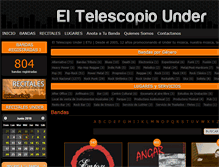 Tablet Screenshot of eltelescopiounder.com.ar
